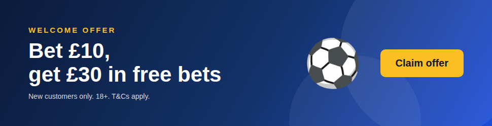 Kestrel Play welcome offer: bet £10, get £30 in free bets